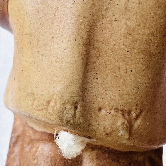 Native American Indian Doll German Hertwig Bisque Porcelain Headdress‎ 2.75" H - Picture 9 of 11